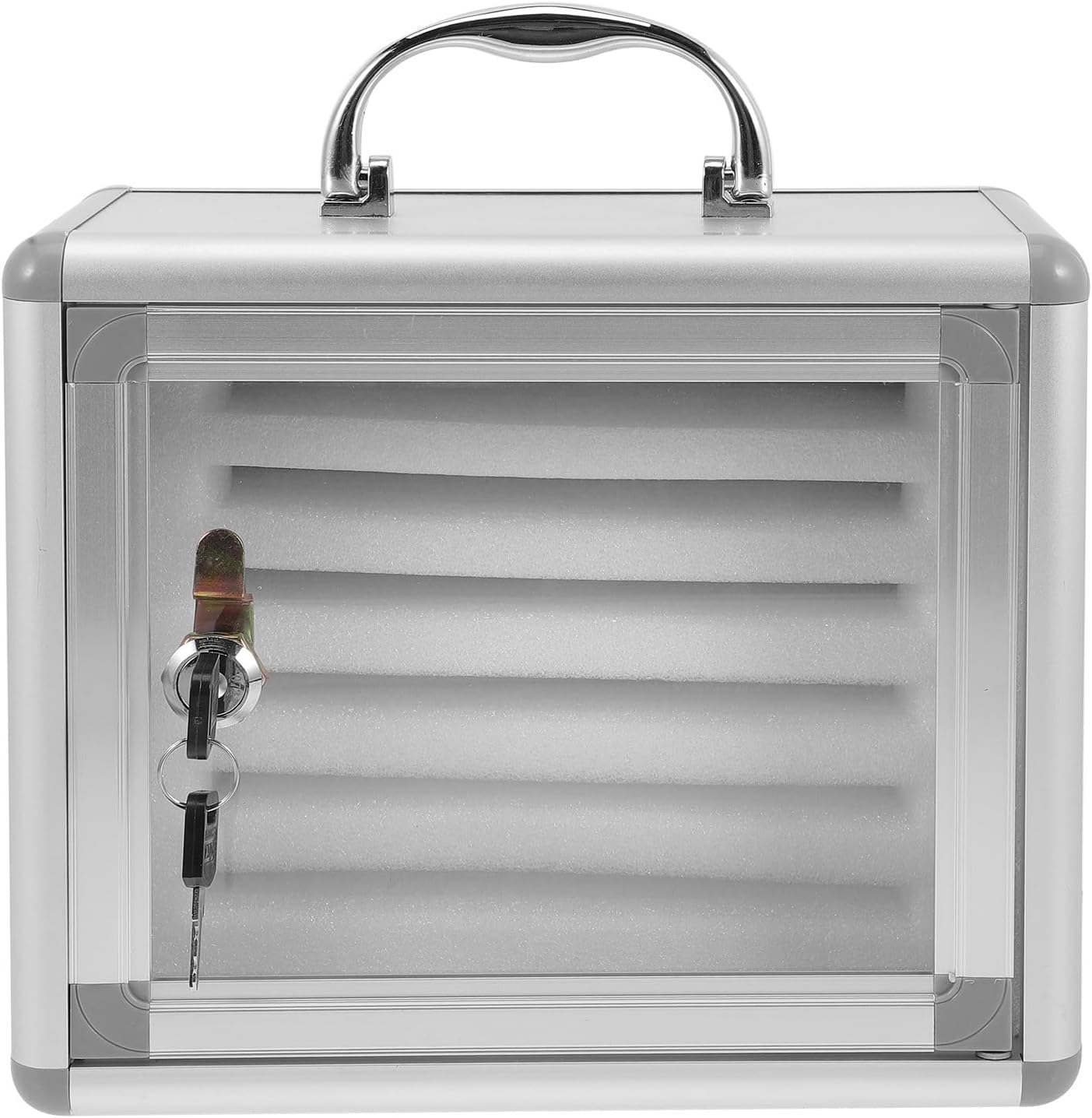 Mobile Phone Holder Cabinet 6-Slot Phone Storage Locker with Lock Security for Office School Meeting Room Cellphone Organizer Box