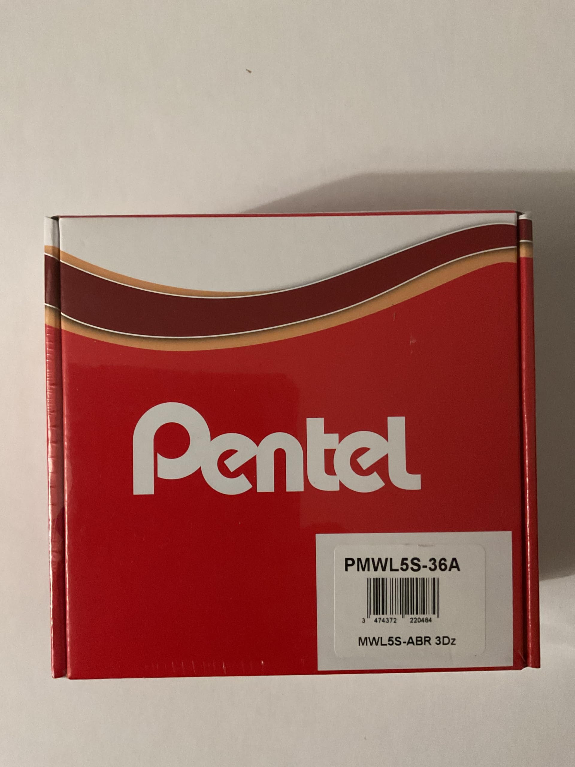 Pentel P-MWL5S-36-A Maxi Flo MWL5 Marqueur pour tableau blanc 30 + 6 gratuits Noir