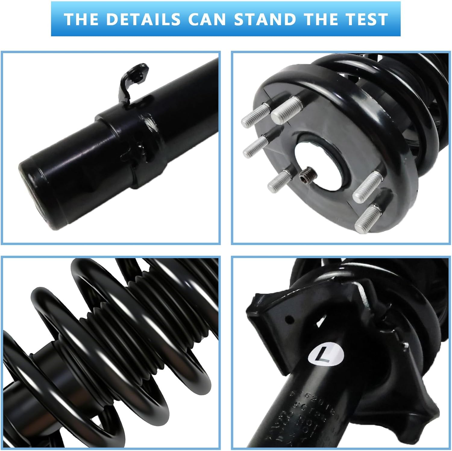 Complete Struts Spring Assembly Front Struts Shock Absorber Fit for 2008 2009 2010 2011 2012 Honda Accord Set of 2,OE: 172562L 172562R