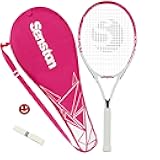 27 inch Tennis Racket Professional Tennis Racquet,Good Control Grip,Strung with Cover,Tennis Overgrip, Vibration Damper