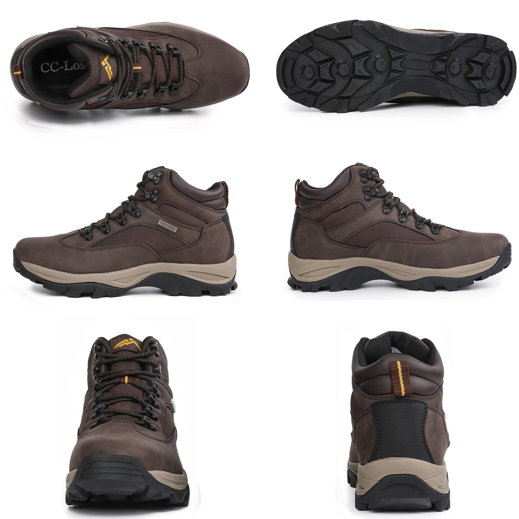 CC-Los Herren wasserdichte Wanderschuhe, rutschfest, Knöchelhoch