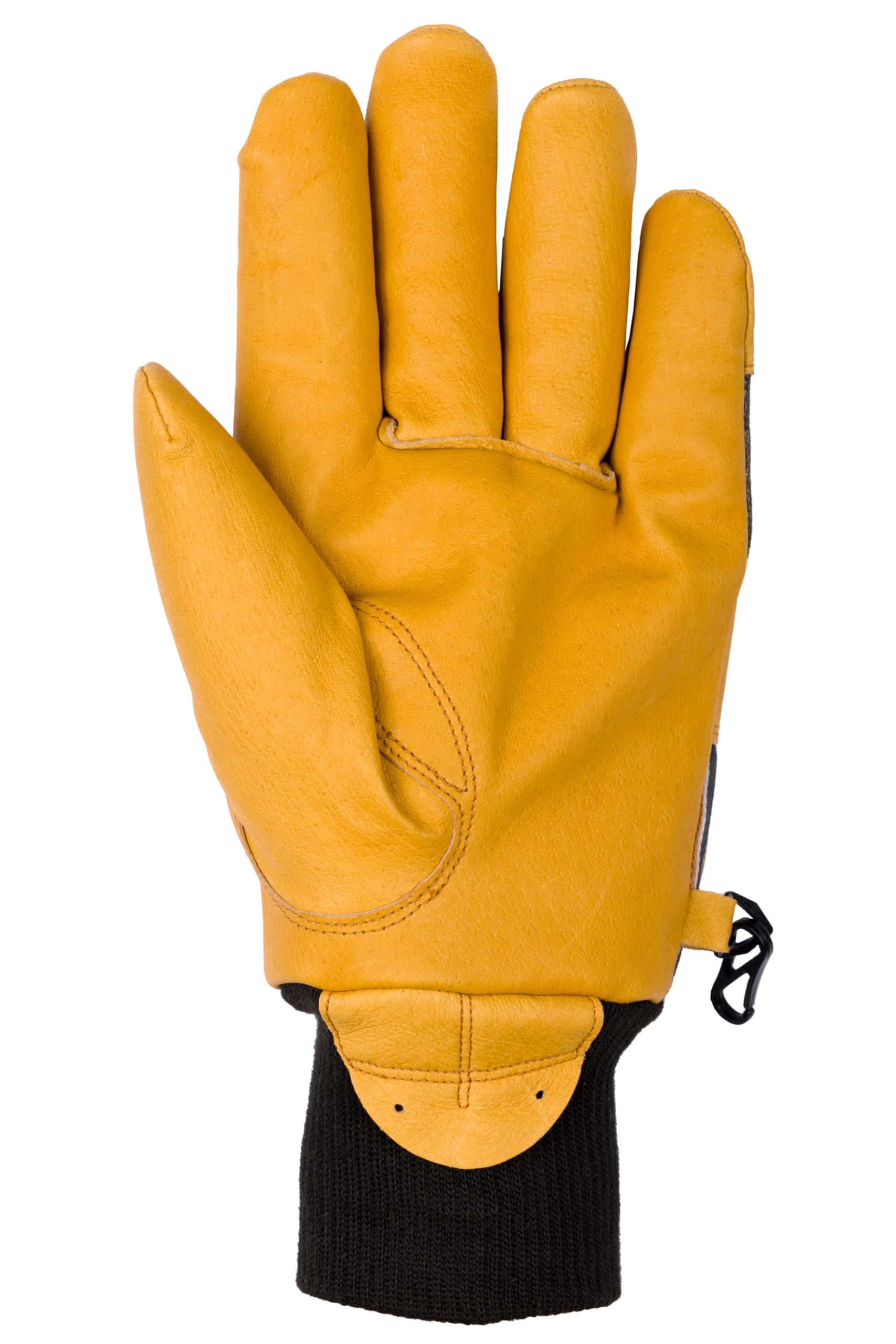 Flylow Tough Guy Isolierte wasserdichte Ski- und Snowboard-Handschuhe, 5-Finger, Größe L, Schwarz Fashion