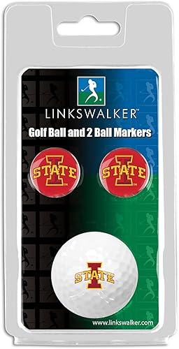 Miniatura 6 de LinksWalker Collegiate ProVictory - Pelota de golf con 2 marcadores de pelota de golf