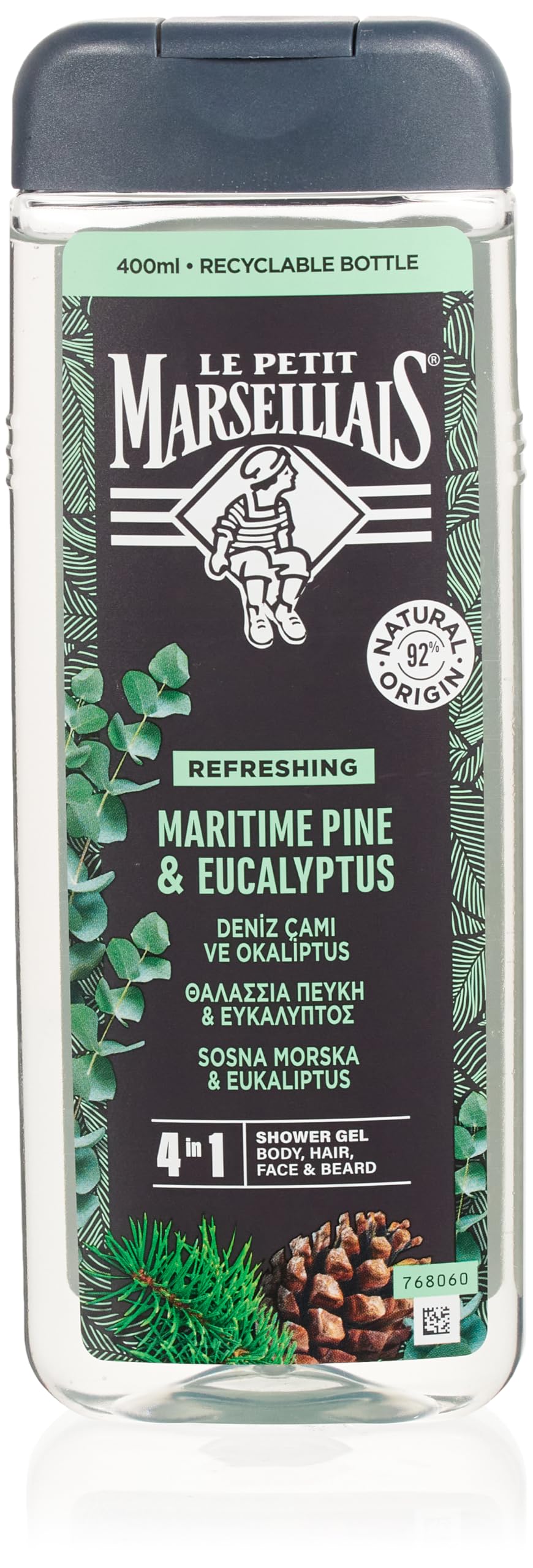 Le Petit Marseillais LPM Deniz Çamı ve Okaliptus 400 ml Duş Jeli