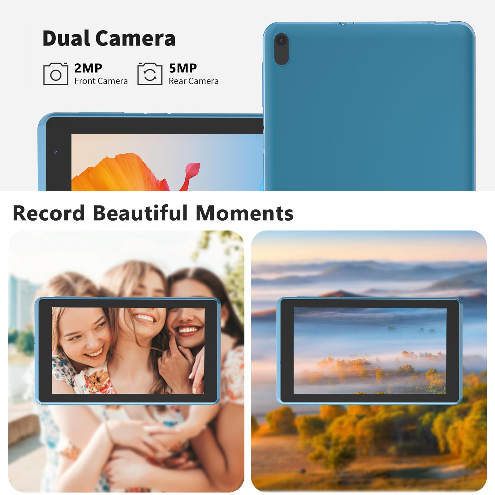 Tablet COOPERS Android 15, tablets de 7 polegadas, 6 GB de RAM, 32