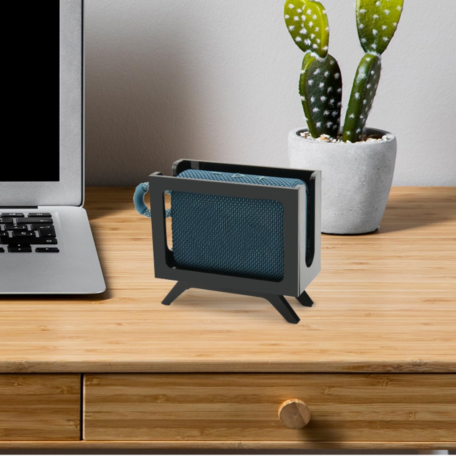 Desktop Stand for Go 4/Go 3 Acrylic Speakers Stand Holder Desk Display Stand Table Stand Holder Speakers Accessories