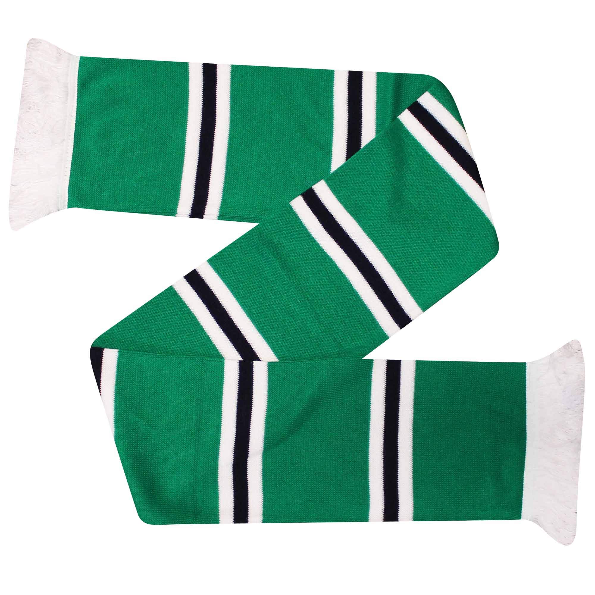 Gifts 4 All Unisex Multicolor Traditional Striped Bar Scarf For Plymouth Argyle Fans, Plymouth Retro Scarf, Plymouth Pilgrims Football Fans Scarf