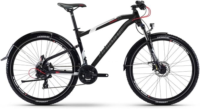 Haibike Seet Hardseven 2.5 Street 27.5r Mountain Bike 2017, black/white/red  : Sports \u0026 Outdoors