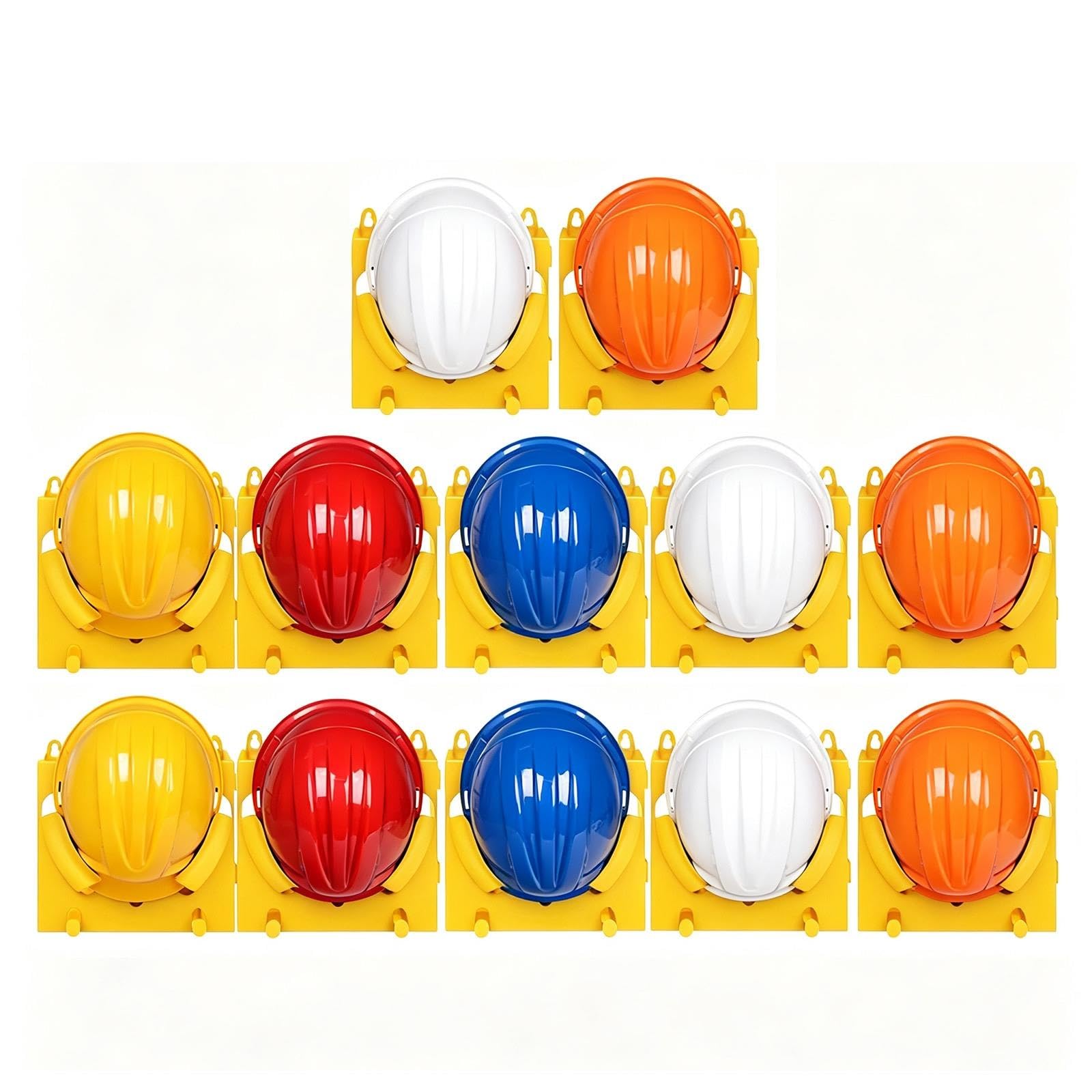 Zfmnoyev Soporte De Pared De Plástico para Cascos De Seguridad