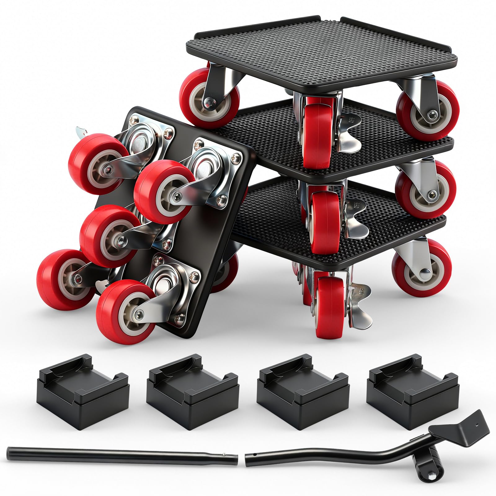 FLASHEVER Furniture Sliders 3474 LBS Heavy Duty Movers Tool Set