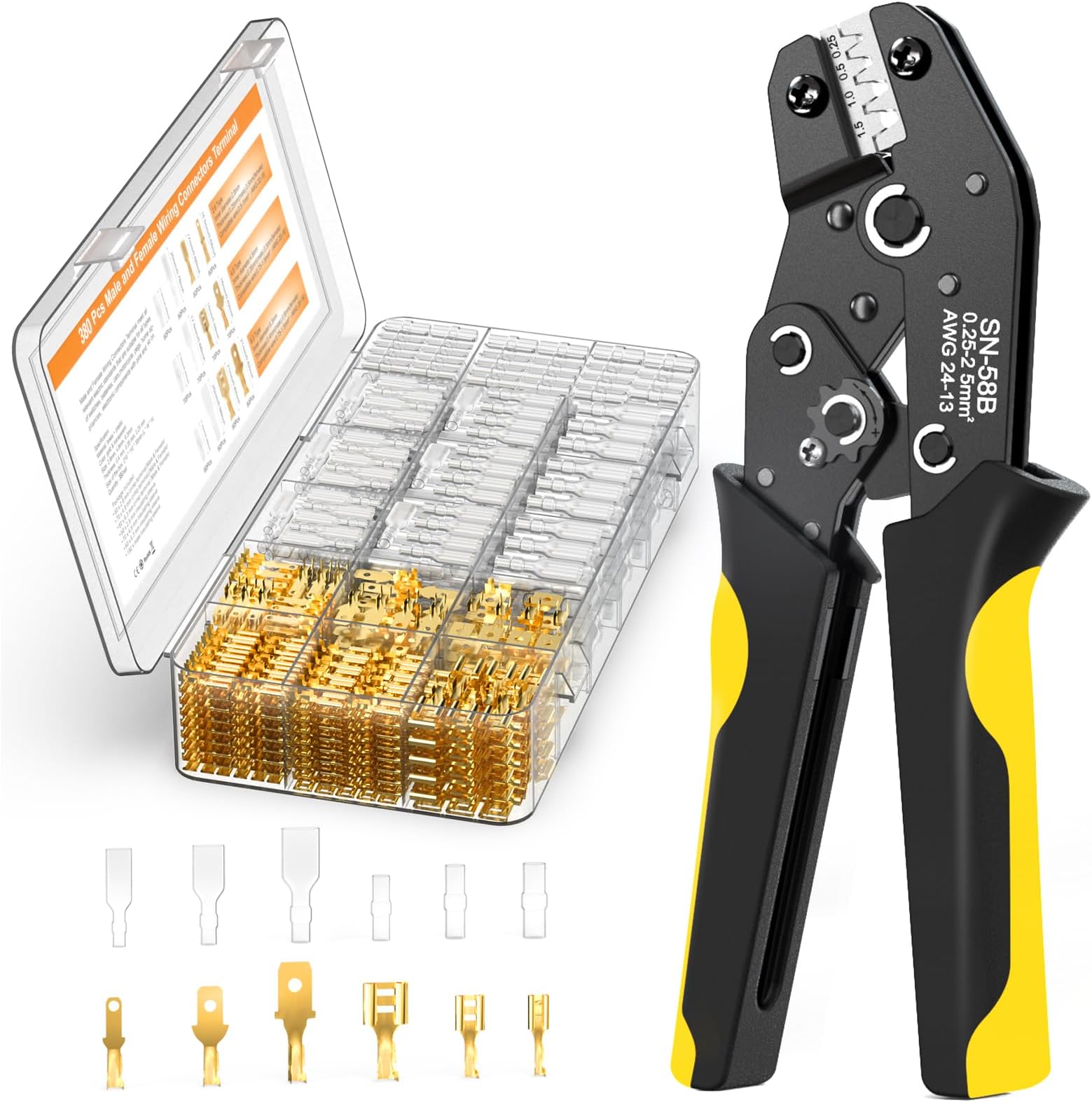 300 Connettori A Saldare Termoretraibili Di Testa Set Di - Foto 5