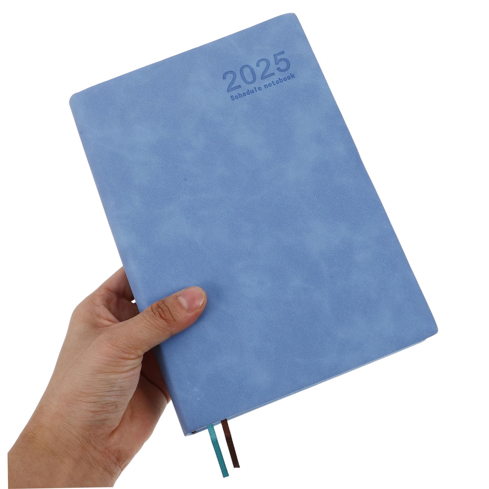 Agenda Académica 2025 de 3 Piezas en Pu, Planificador Fechado