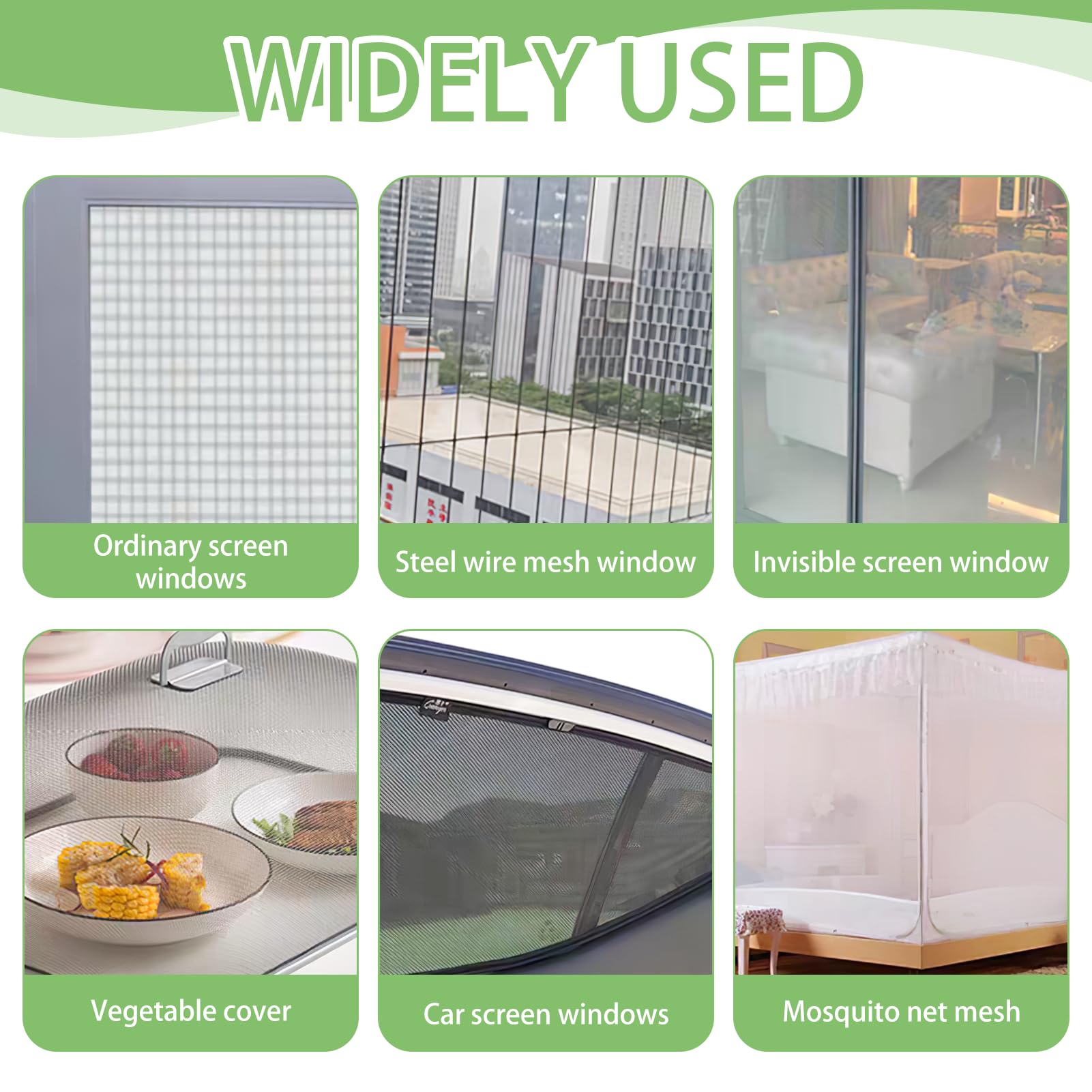 Nastro Ripara Zanzariere Autoadesivo - 50mm X 2m, Fibra Di Vetro, Resistente Ai UV - Foto 7