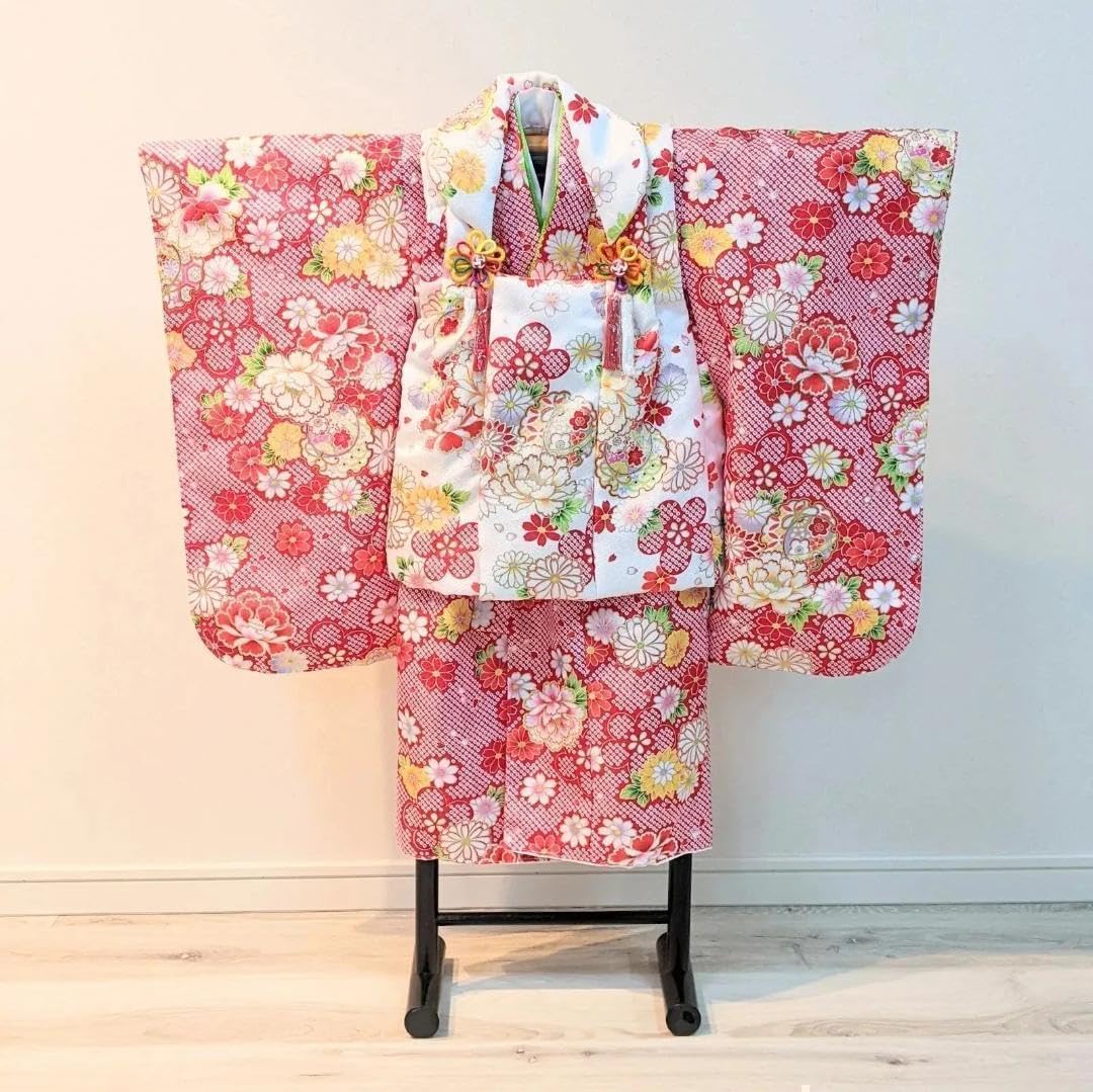 三越購入♡3歳 赤い花柄子供用着物 七五三用♡ 楽天市場】七五三 着物