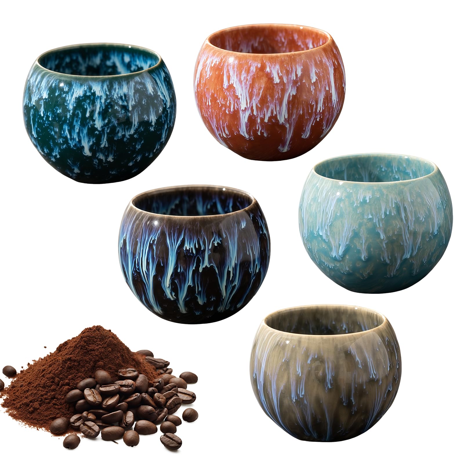 Tasses à expresso en céramique épaisses pour garder le café chaud