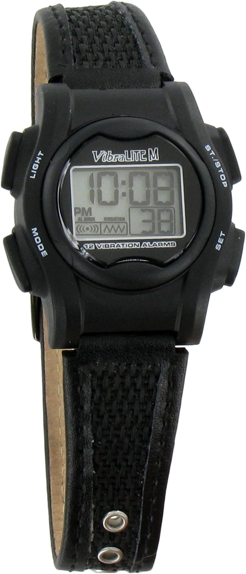 VibraLITEVM-LBK Nylon Wrist Watch