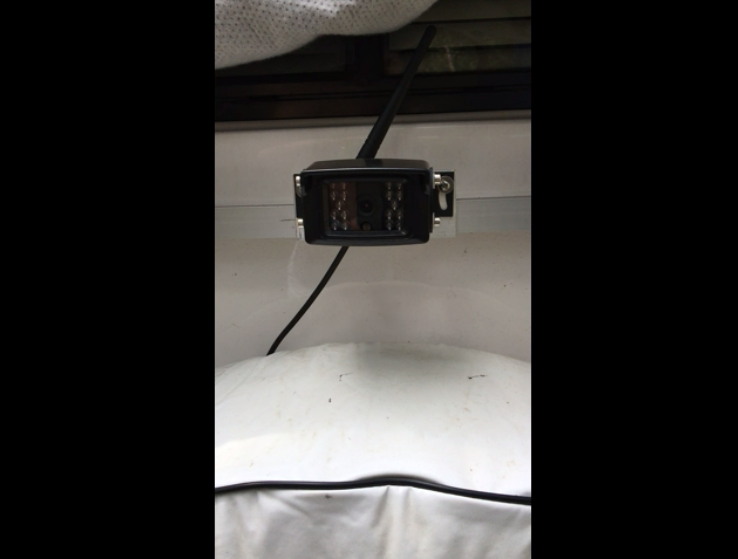 W01 Backup Camera Installed on a Casita
