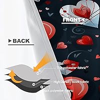 Vista 166 de Shrahala Ethnic Geometric Tribal Kitchen Valances Half Window Curtain, Native American Navajo Tribal Design Print Kitchen Valance for Window Ink