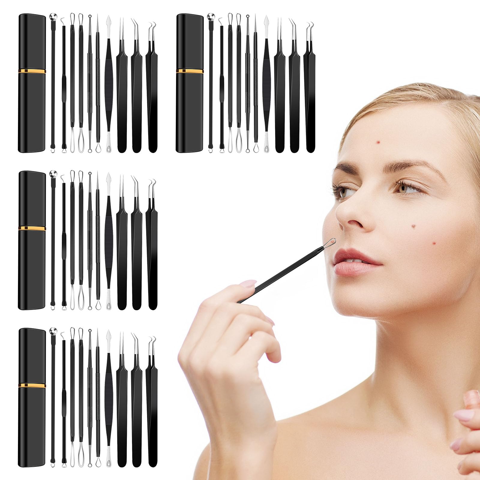 4-Set Professional Pimple Popper Tool Kit