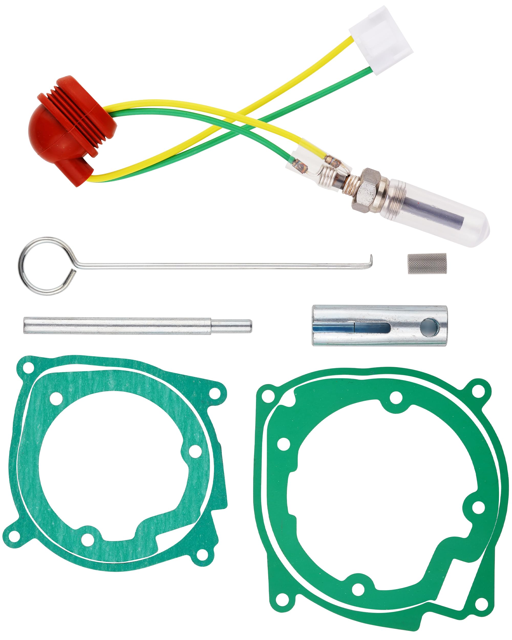 12V Diesel Heater Glow Plug Repair Kit 9Pcs 2KW 5KW 8KW Chinese Diesel Parking Heater Gasket Ceramic Ignition