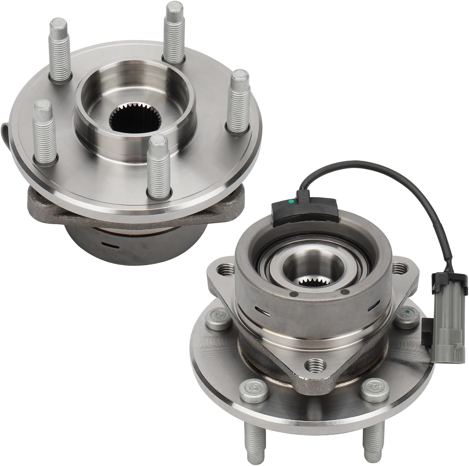 5 Lug Only DRIVESTAR 513206 Front Wheel Hub & Bearing Assembly w/ABS for Pontiac G5 2007-09, 05-06 Pursuit, 2006-11 Chevy HHR Excluding SS, 05-10 Cobalt Excluding SS M, 2004-07 Saturn Ion(Pair)