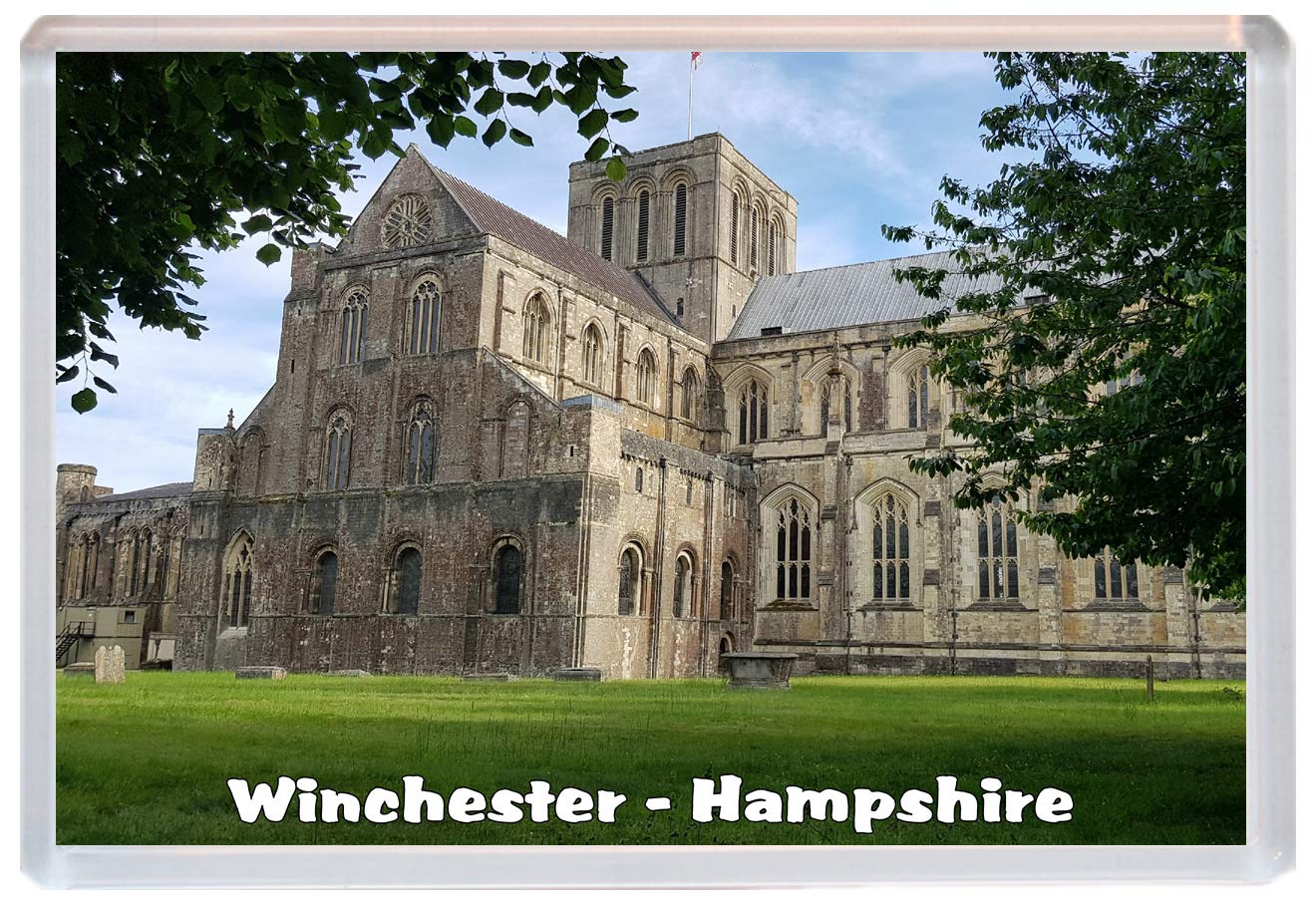 Baked Bean Store Winchester Cathedral - Hampshire - Jumbo Fridge Magnet/Magnets Bbsm1118