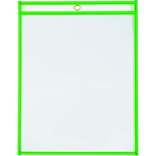 Caja bjth115gn trabajo billete titulares, 9" x 12," neón (15unidades), color verde