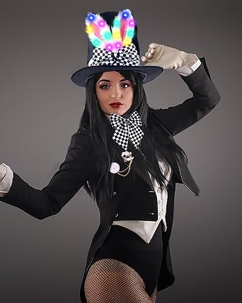 Easter Bunny Hat Magic Top Hat for Halloween Easter Cosplay Magician Prop Costume Accessory