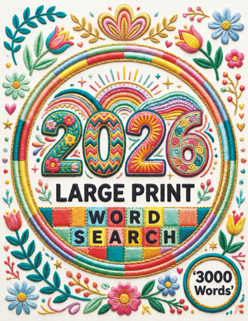 2026 Large Print Word Search: A Year of Seasonal Puzzles for Adults and Seniors | 3000 Words to Sharpen Your Mind and Relieve Stress