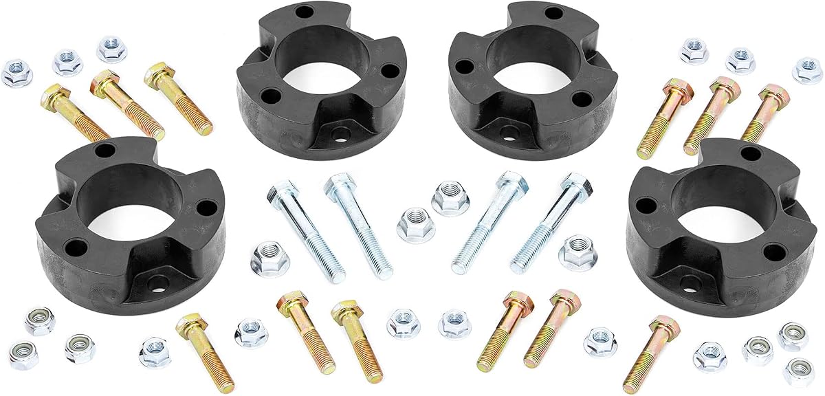 Kit de elevación Rough Country de 2" para Ford Bronco 2021-2025 - Funciona con neumáticos de hasta 35", fácil instalación atornillada