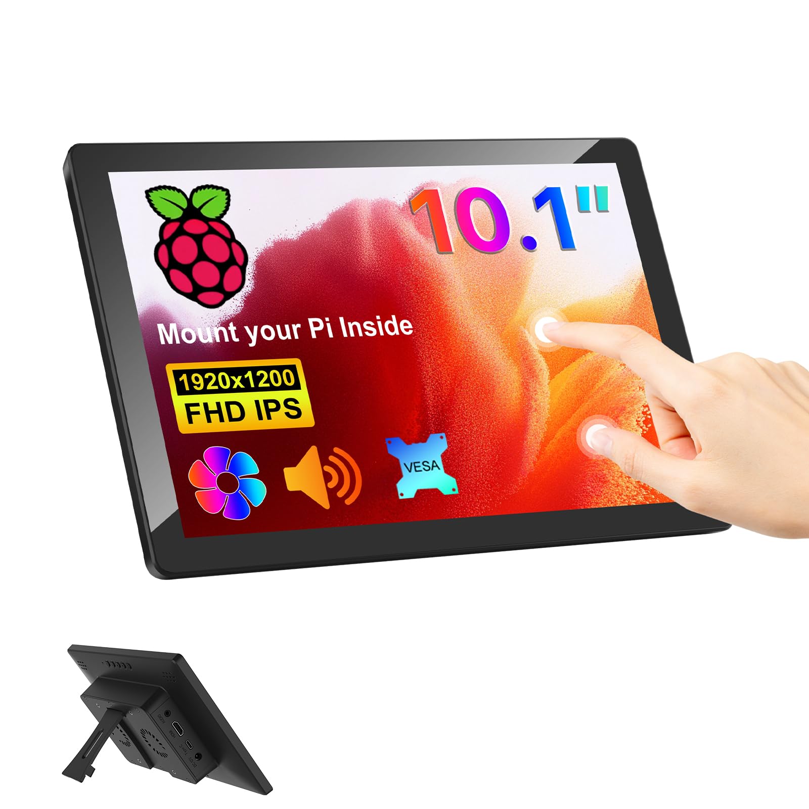 Amazon.com: MAGEX 10.1 Inch Touch Screen Monitor with Case - pi