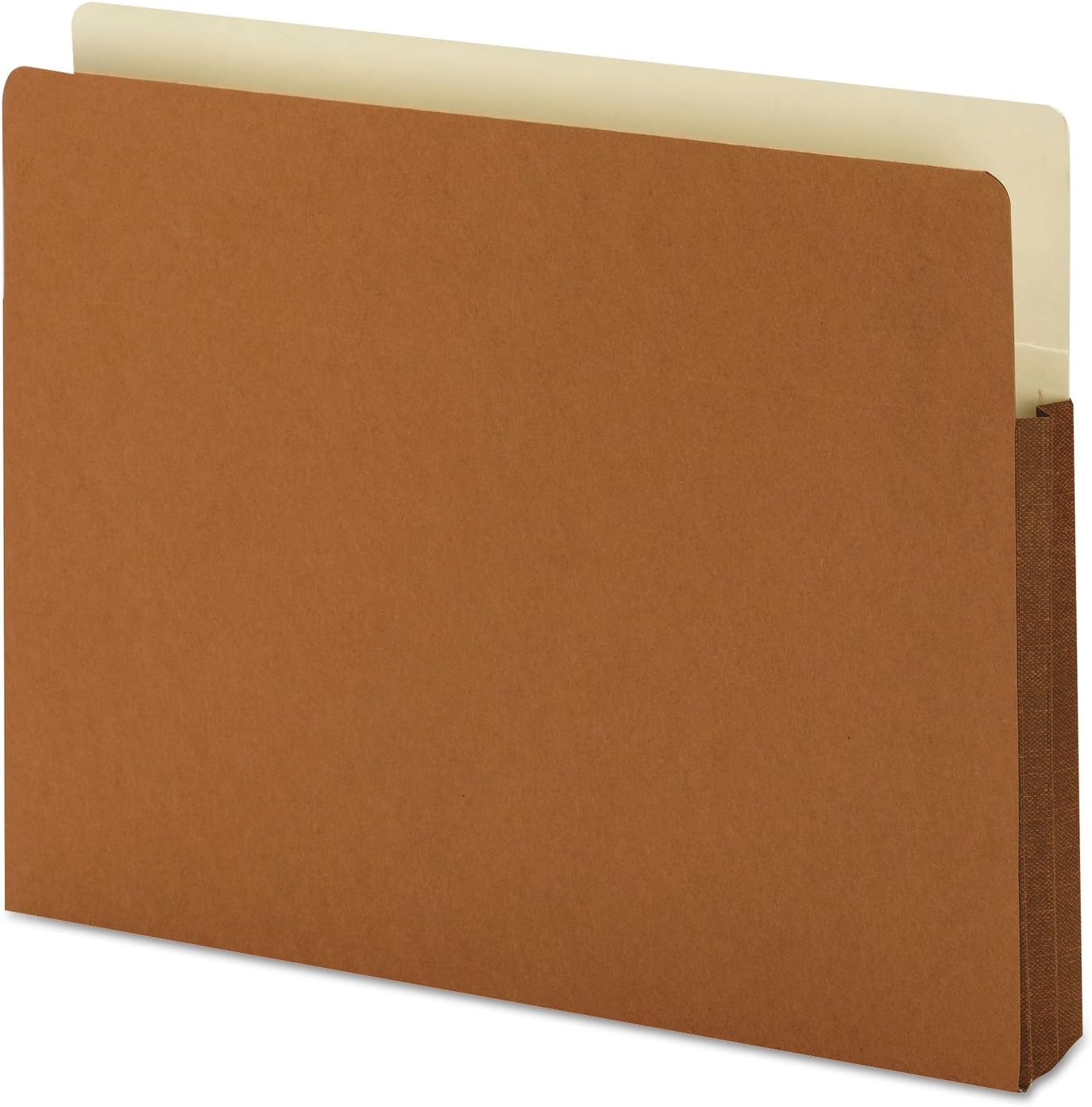Smead Fully Reinforced File Pocket, Straight-Cut Tab, 1-3/4" Expansion, Fully-Lined Tear Resistant Tyvek Sides and Bottom, Letter Size, Redrope, 25 per Box (73254)