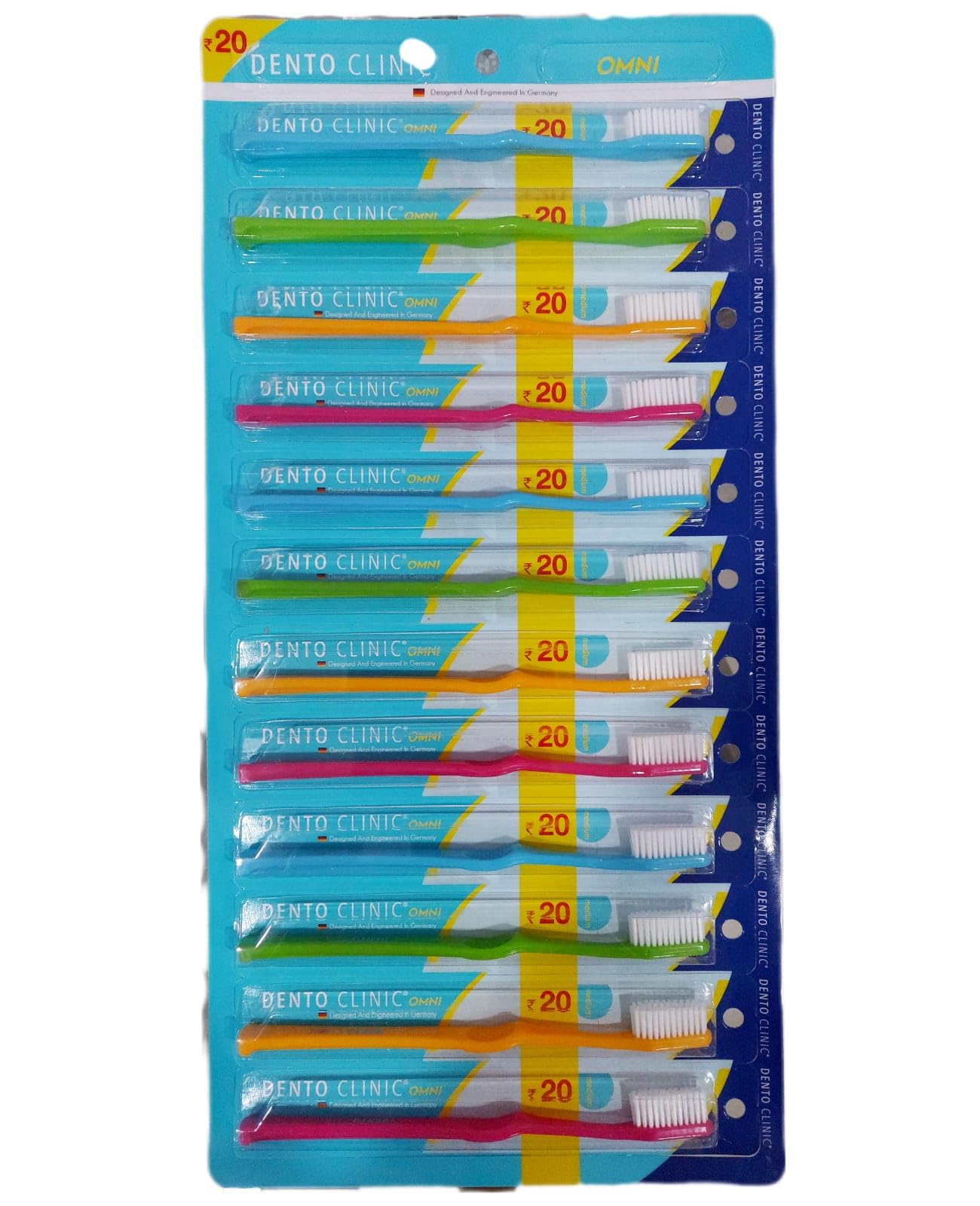 DENTO CLINIC OMINI HARD HANGER PACK OF 36 PCS ( hanger pack of 12 * 3 set)