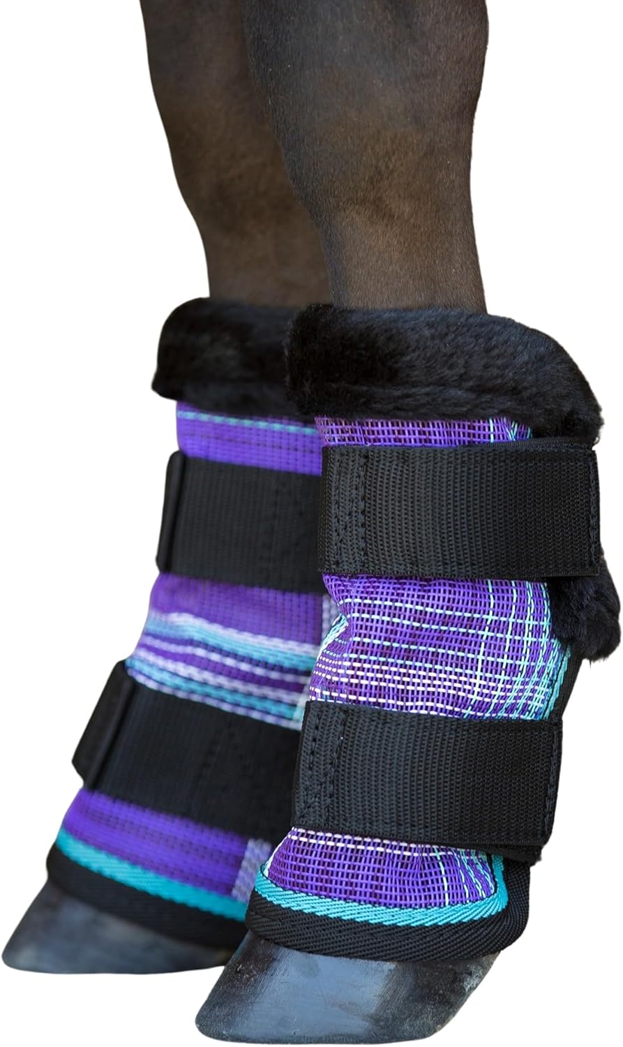 Kensington KPP Miniature Horse Fly Boots - Fly Pony Horse Boots Perfect for Equine Leg Wraps and Maximum Horse Fly Protection