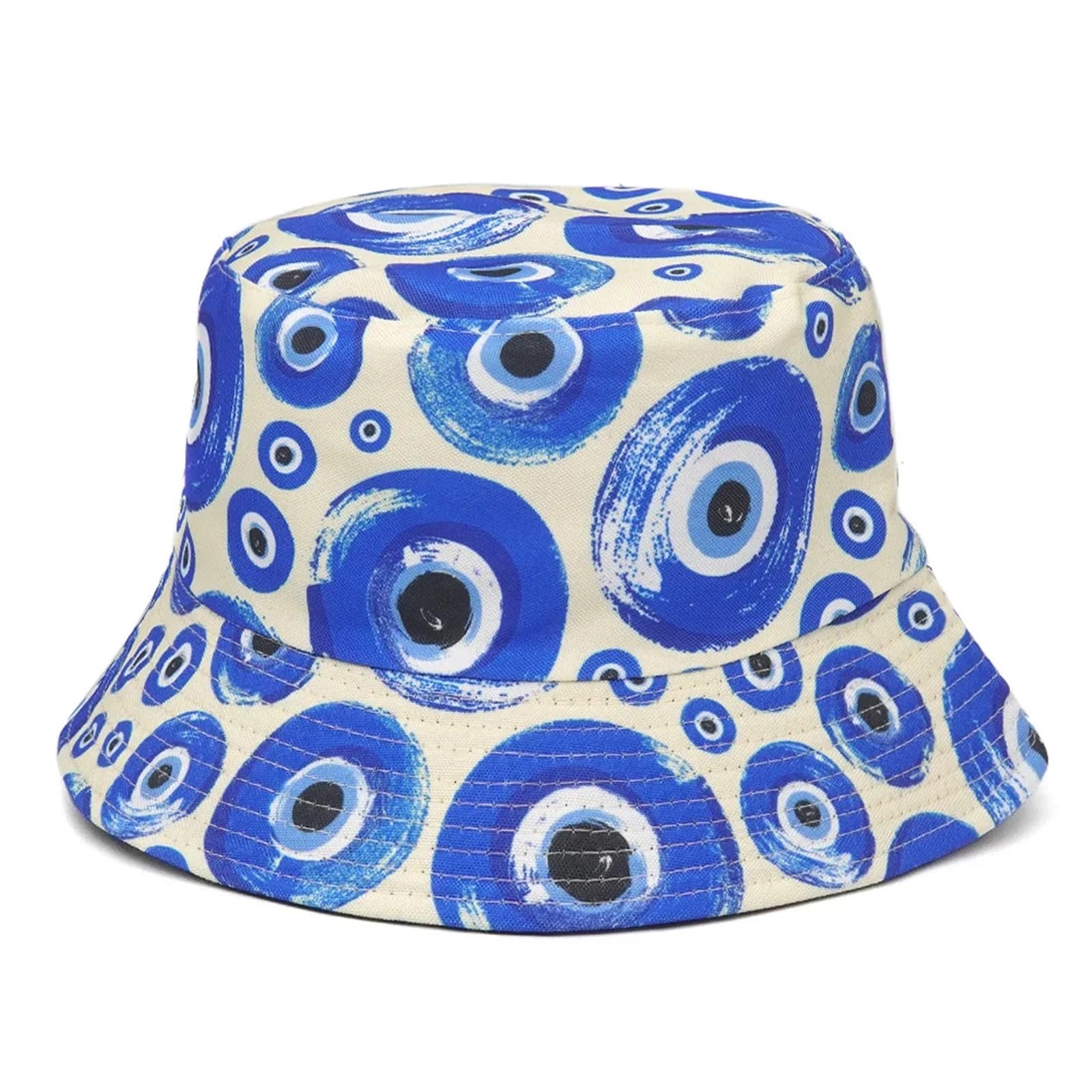 TRRYUIP Bucket Hat Bucket Hats Animal Letter Print Fisherman Hat Summer Sun For Women Men Reversible Fishing Cap(63)