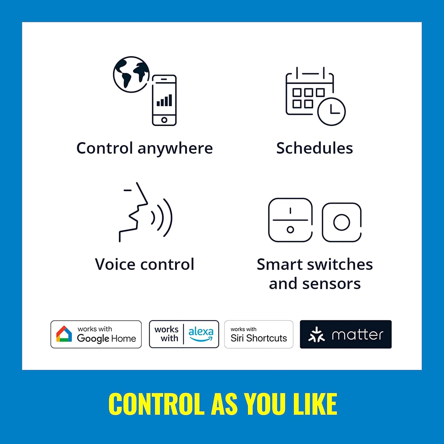 Control as You Like features for WiZ lights
