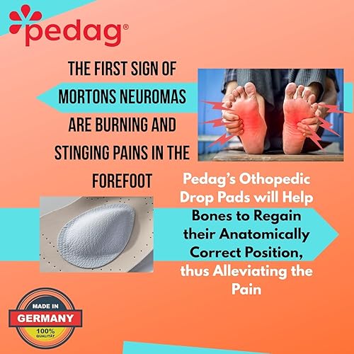 Miniatura 3 de Pedag Drop  Fabricado en Alemania  Almohadillas metatarsianas  Anatómicamente correcto  Soporte de arco metatarsiano  Cuero bronceado vegetal