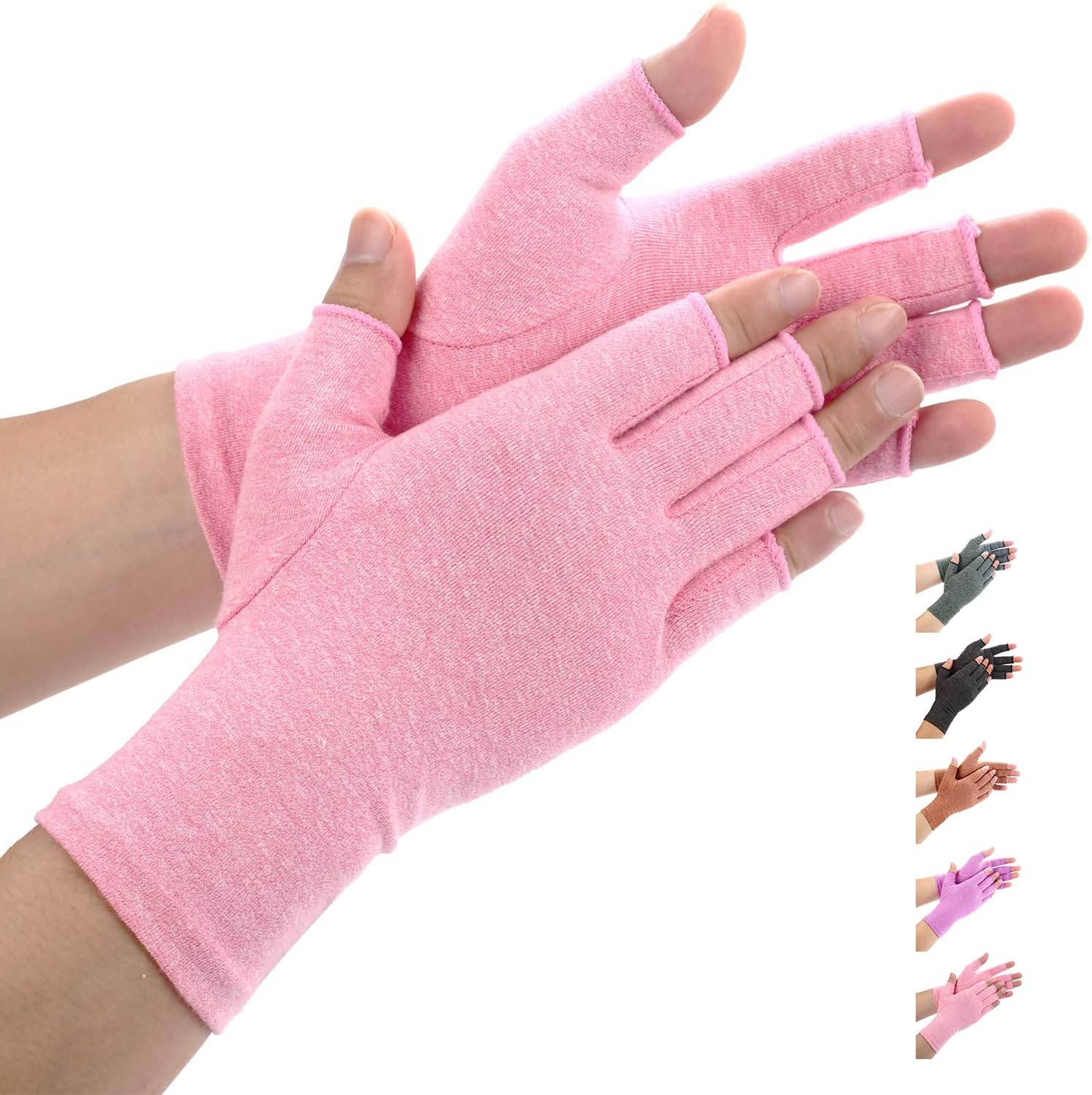 Arthritis Gloves Women Men, Carpal Tunnel, Rheumatiod, Tendonitis, Fingerless Hand Thumb Compression Gloves
