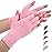 Duerer Arthritis Compression Gloves Women Men for RSI, Carpal Tunnel, Rheumatiod, Tendonitis, Fingerless Gloves for Computer Typing and Dailywork (Pink, L)