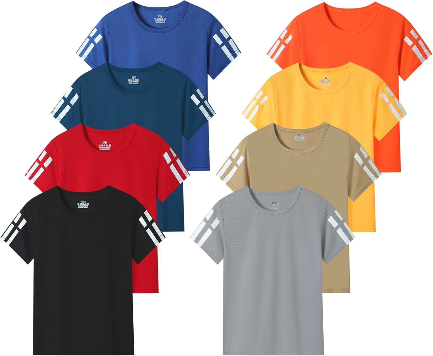 Kids' Short-Sleeve T-Shirt Dry Fit Athletic Shirts for Boys & Girls 4–14-Year-Olds