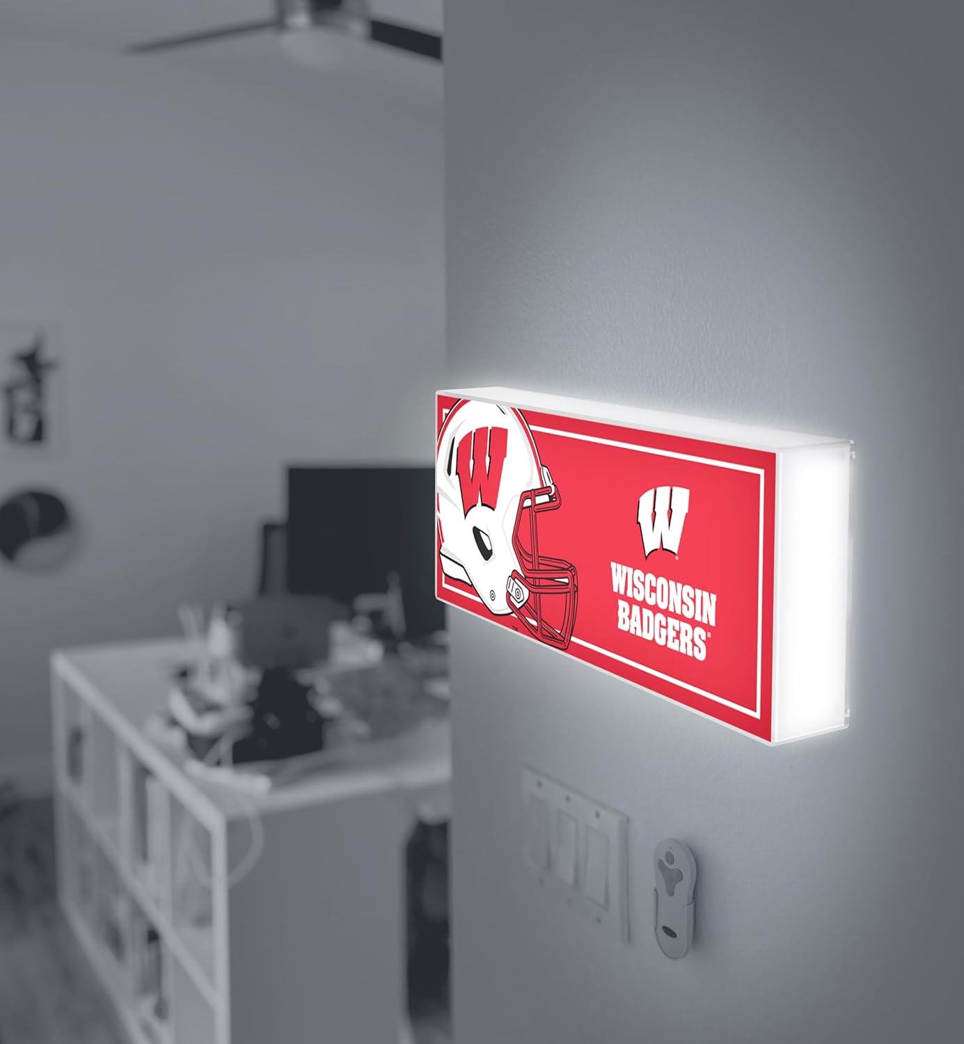 SOAR NCAA LED Ambience Light Box: Elevate Your Space with Officially Licensed Wall Décor