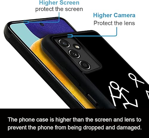 Miniatura 5 de CARLOCA Funda de acrílico duro compatible con Samsung Galaxy A13 5G, con texto en inglés "I Got Your Back", diseño gráfico de identidad, a prueba de