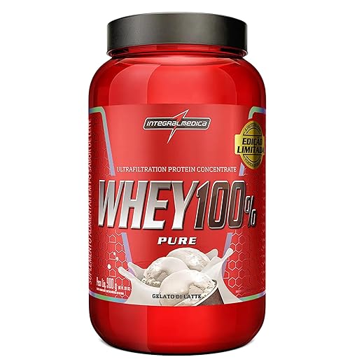 Integralmédica Whey Pure – Gelato di Latte – Pote 900 g – Whey Protein Concentrado em Pó