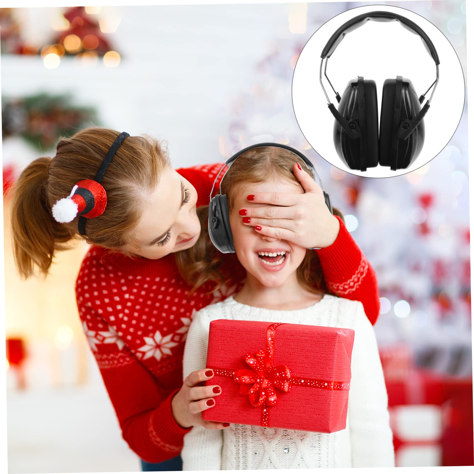 jojofuny 1pc Soundproof Earmuffs Drum Kit High-density Sponge Student