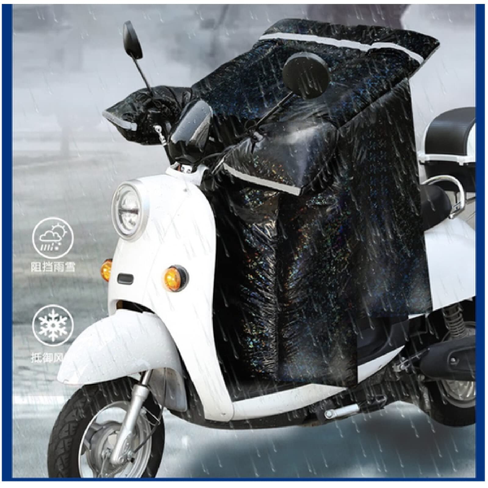 Le Pare-Brise de la Voiture électrique est épaissi et élargi par l'hiver, Plus Le Velours, la Pluie Double Face et Le Pare-Brise Froid pour Les Voitures à Batterie