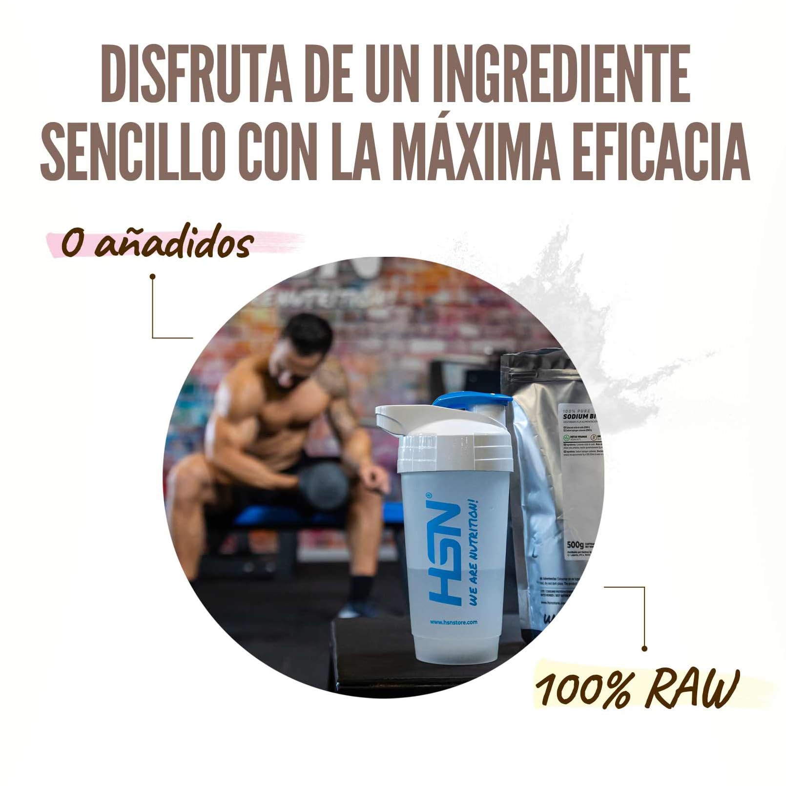 Bicarbonato de Sodio 100% Puro 1Kg Uso Alimentario Sin Sabor No-GMO Vegano Sin Gluten