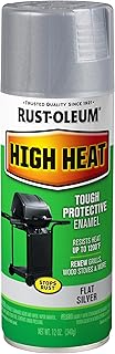 Rust-Oleum 7716830 High Heat Enamel Spray Paint, 12 oz, Silver