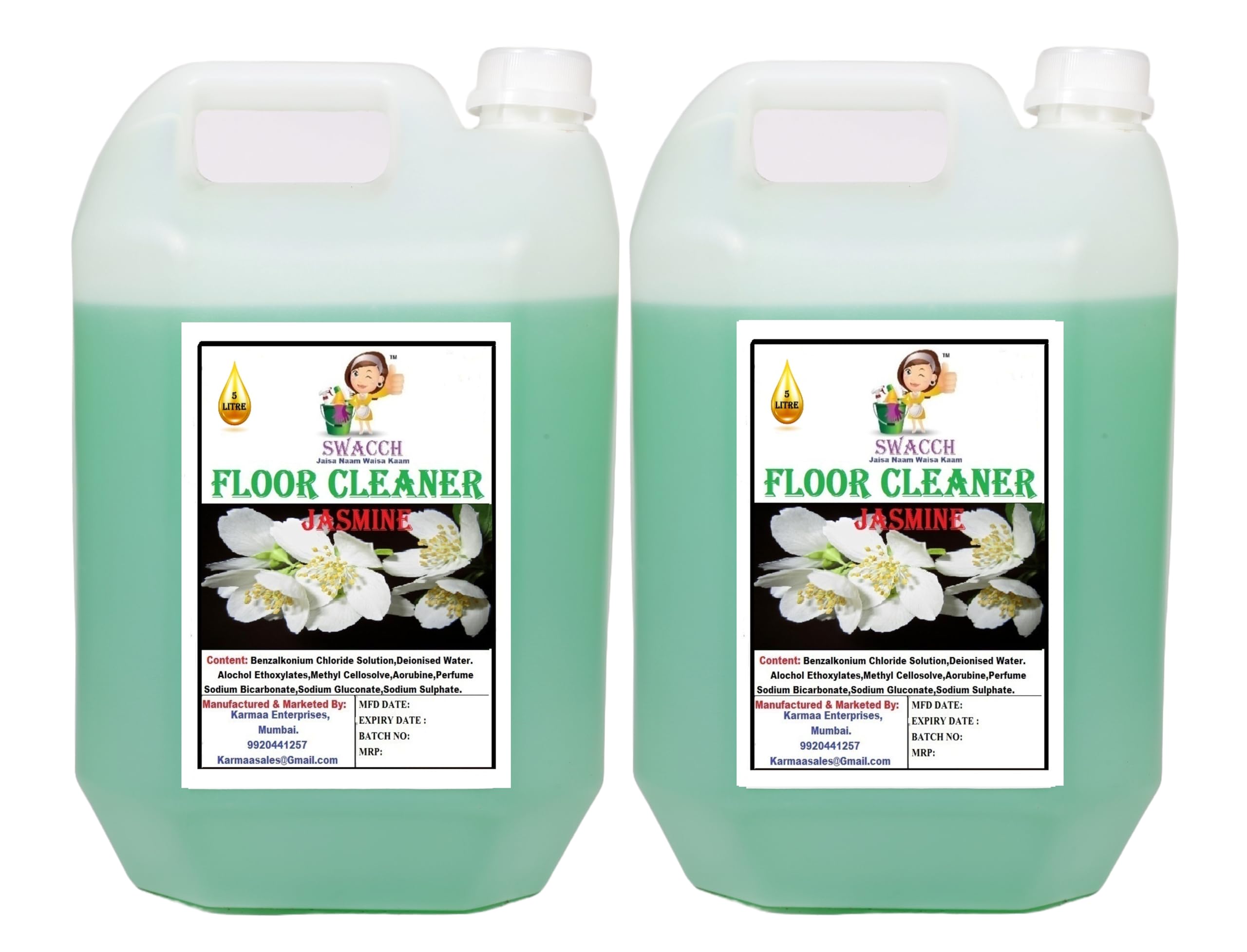 BUY 1 GET 1 Free Floor Cleaner (5 Litre) (Pack of 2) Jasmine (B0BJDSL962) Amazon Price History, Amazon Price Tracker