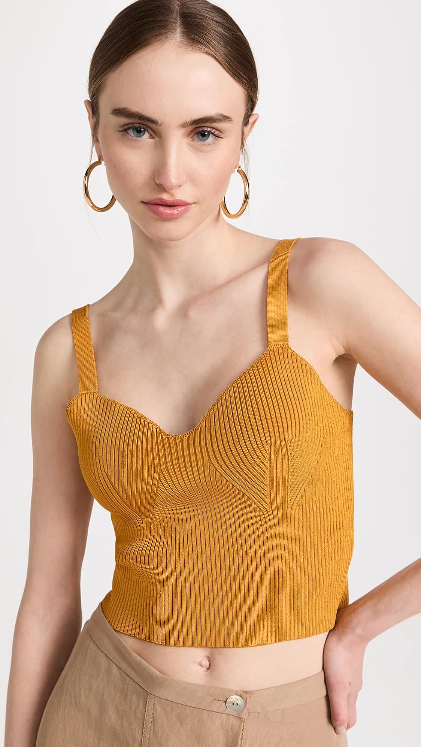 Vince Women's Ribbed Sweetheart Bralette