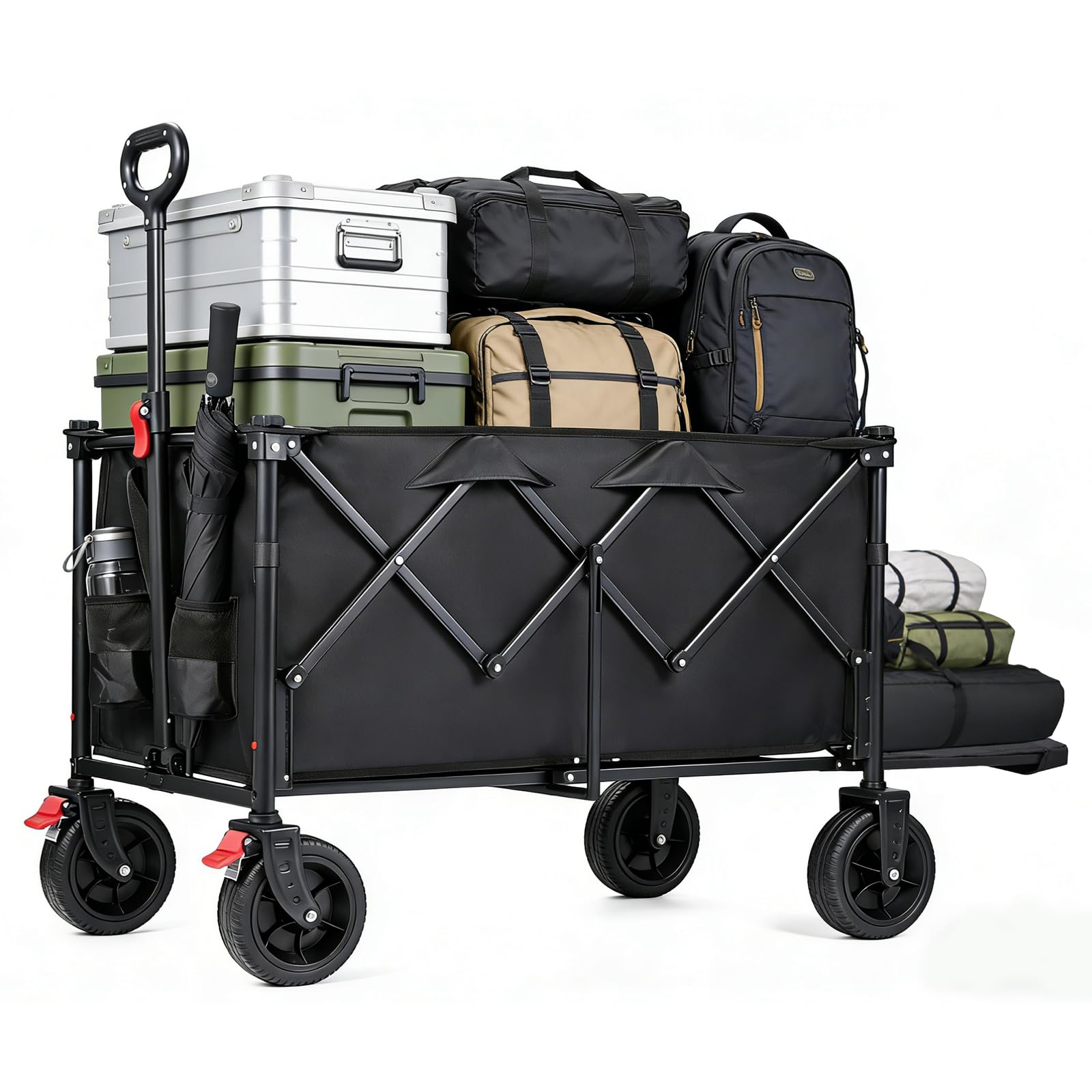 Chariot de transport pliable YEAUPE PRO noir rabattable 200kg